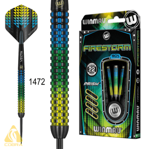 Winmau Firestorm - Steel Tip Darts (1472)