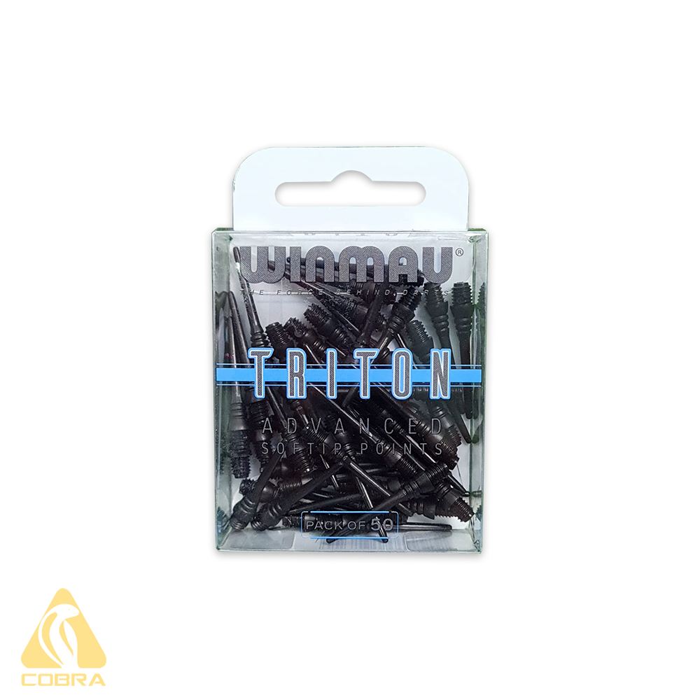 thumbnail image 2 of WINMAU Triton Soft Tip Dart Points - 50 Pack For Electronic Dartboards 2 of 14