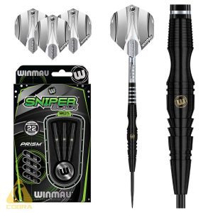 Black bodyl steel tip darts