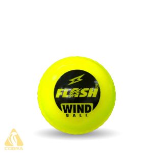 Flash polysoft ball for cricket games color yellow