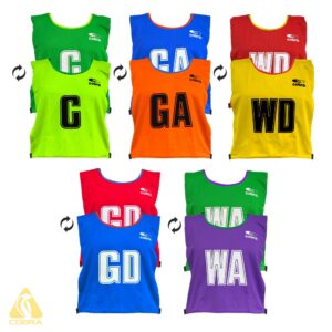 Cobra Reversible Netball Bibs-Set of 7 (Senior)