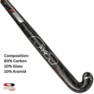 TK 1 Plus Silver Extreme Late Bow – 80% Carbon Hockey Stick